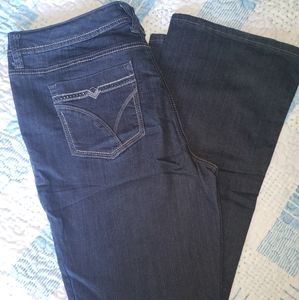 Seven 7 dark wash slim bootcut jeans